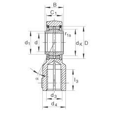 Һѹ˶ GIHNRK12-LO,  DIN ISO 12 240-4 ׼Ƽнװãά