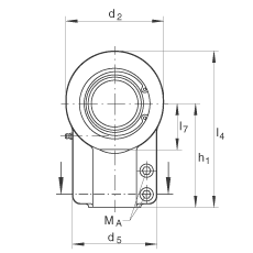 Һѹ˶ GIHNRK90-LO,  DIN ISO 12 240-4 ׼Ƽнװãά