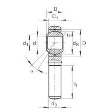 ˶ GAKR25-PB,  DIN ISO 12 240-4 ׼ƣά