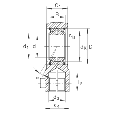 Һѹ˶ GIHRK50-DO,  DIN ISO 12 240-4 ׼Ƽнװãά