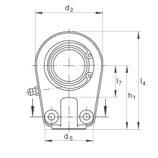 Һѹ˶ GIHRK35-DO,  DIN ISO 12 240-4 ׼Ƽнװãά