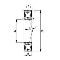  B7209-C-2RSD-T-P4S, ڣɶ԰װӴ  = 15㣬ഽܷ⣬ǽӴϹ