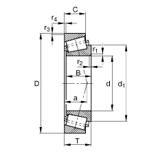 Բ׶ T5ED060,  DIN ISO 355 ׼Ҫߴ磬ɷ룬ڻɶ