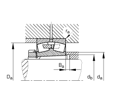 Ĺ 23144-B-K-MB + H3144X,  DIN 635-2 ׼Ҫߴ, ׶׺ͽ